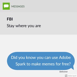 adobe spark meme template
