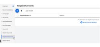 step one negative keywords