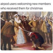 airpod marketing meme