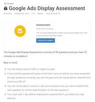 start certification page