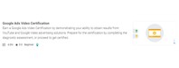 google video certification