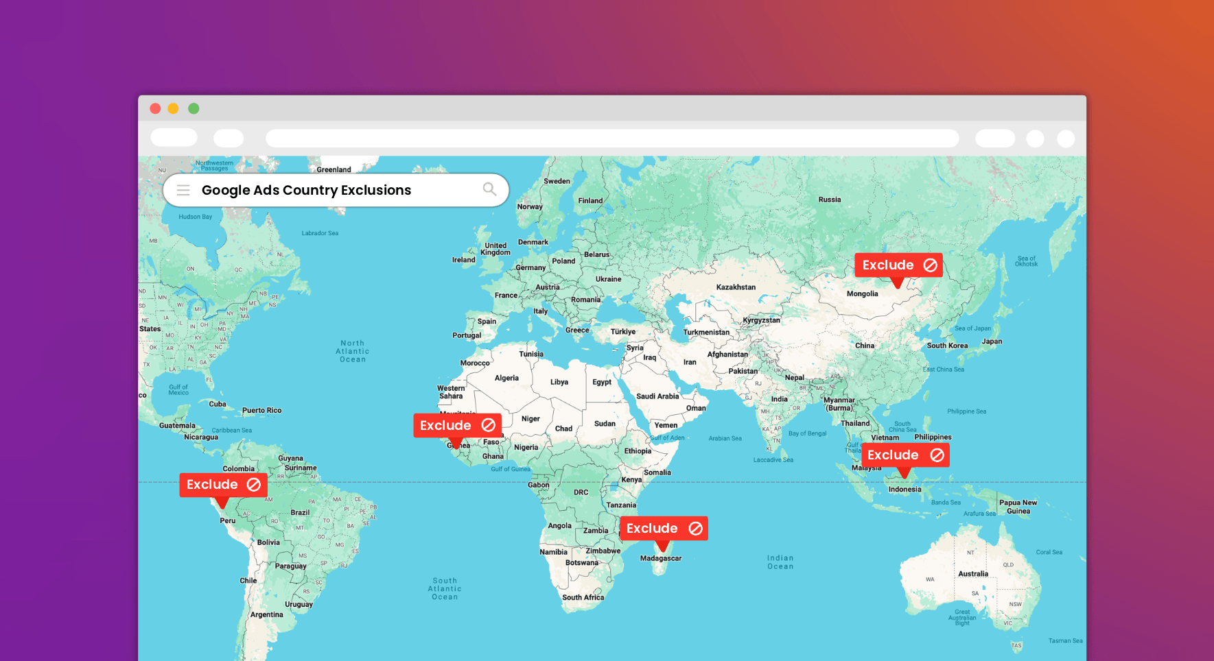 Google Ads Country Location Exclusions
